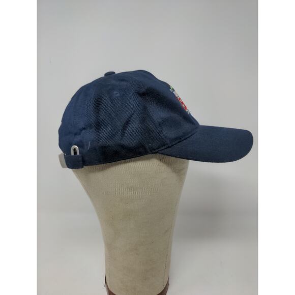 Vintage 2005 47th Daytona 500 Slideback Hat Adjustable Blue Embroidered Logo - Picture 5 of 11